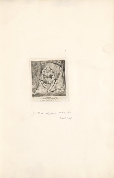 Pour les Sexes - Les Portes du Paradis, Planche 4, Eau - William Blake