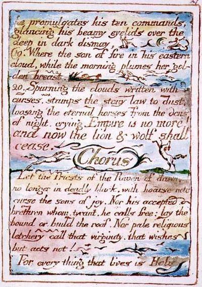 "Il promulgue ses dix commandements...", texte de 