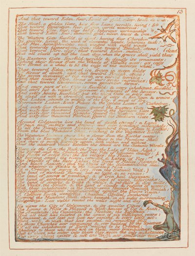 Jérusalem, Planche 13 - William Blake