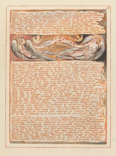 Jérusalem, Planche 18 - William Blake