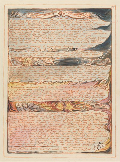 Jérusalem, Planche 20 - William Blake