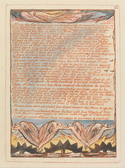 Jérusalem, Planche 22 - William Blake
