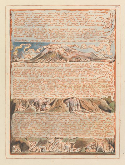 Jérusalem, Planche 23 - William Blake