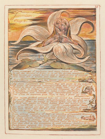 Jérusalem, Planche 28, Jérusalem, Chap. 2... - William Blake