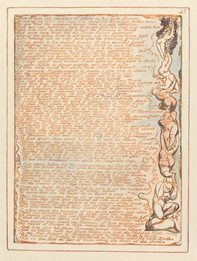 Jérusalem, Planche 42 - William Blake