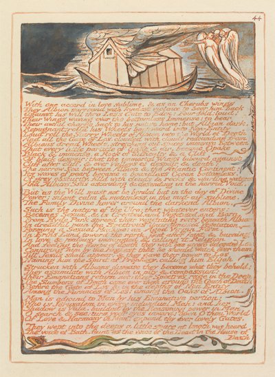 Jérusalem, Planche 44 - William Blake