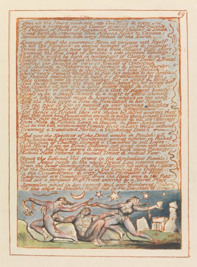 Jérusalem, Planche 69 - William Blake
