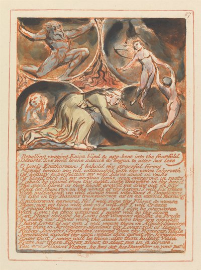 Jérusalem, Planche 87 - William Blake