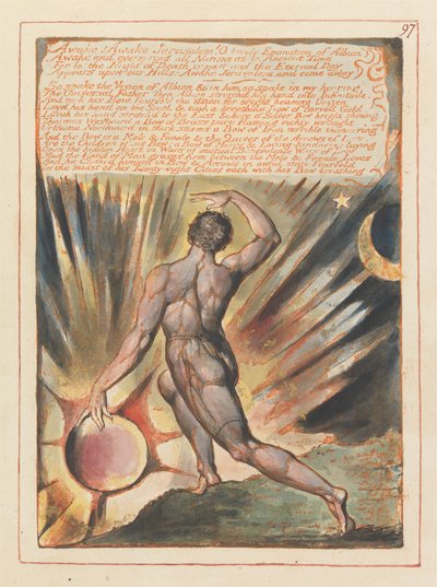 Jérusalem, Planche 97, Réveille-toi ! Réveille-toi Jérusalem.... - William Blake