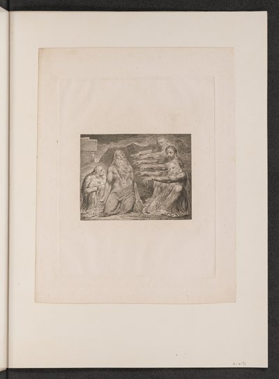 Job réprimandé par ses amis - William Blake