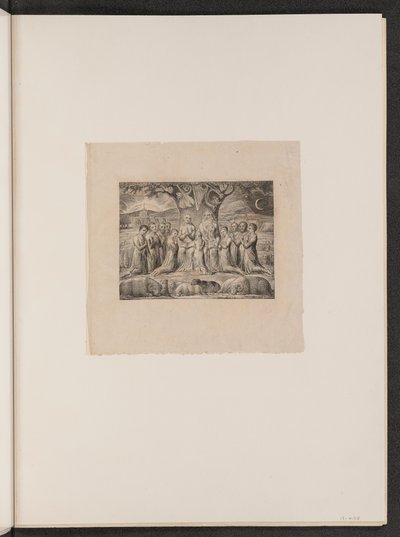 Job et sa famille, 1825 - William Blake