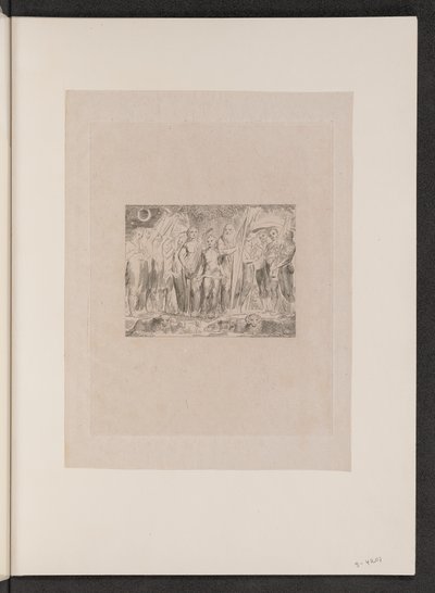 Job et sa famille restaurés à la prospérité - William Blake