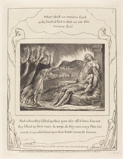 Les consolateurs de Job - William Blake