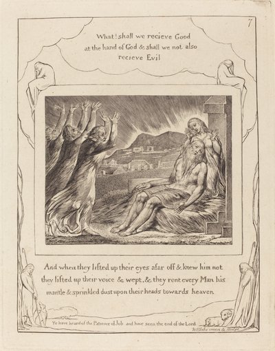 Les consolateurs de Job - William Blake