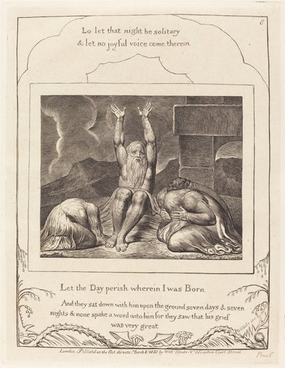 Le désespoir de Job - William Blake