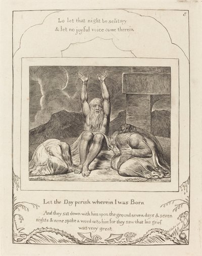 Le désespoir de Job - William Blake