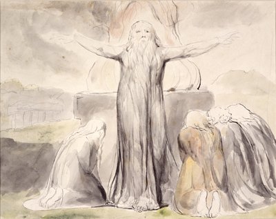 Le Sacrifice de Job: Et mon serviteur Job priera pour vous - William Blake