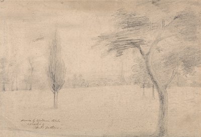 Paysage avec Clocher - William Blake