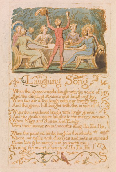 Chanson rieuse (Planche 28) - William Blake