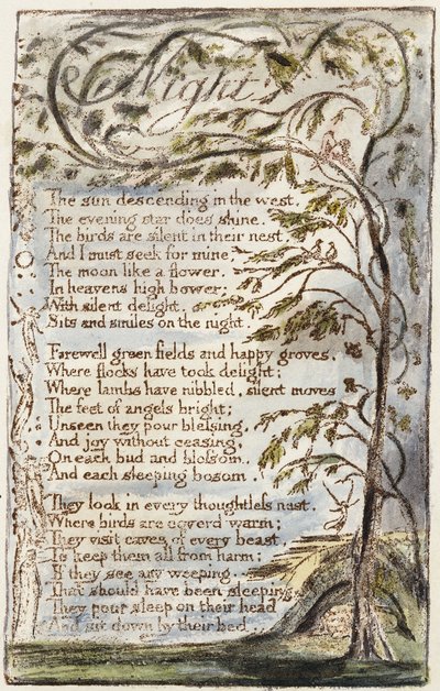 Nuit, 1789 - William Blake