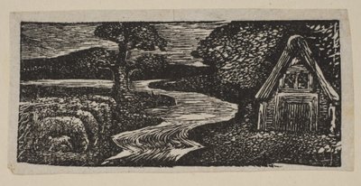 Sabrinas Silvery Flood, des Pastorales de Virgile de Thornton, 1821 - William Blake