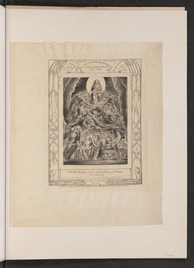 Satan devant le trône de Dieu - William Blake