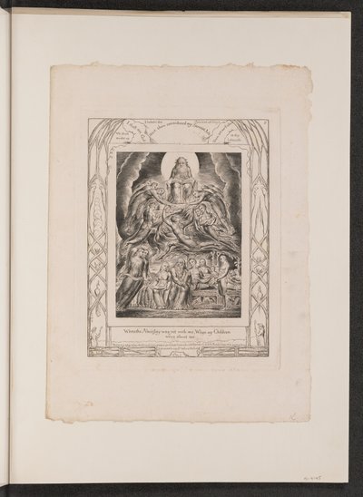 Satan devant le trône de Dieu - William Blake
