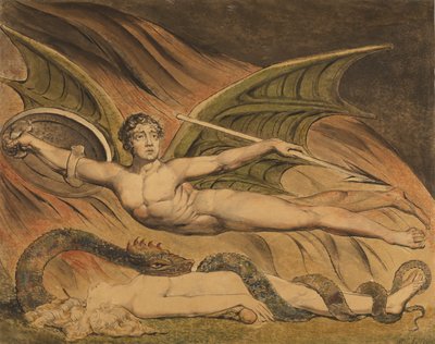 Satan exultant sur Ève - William Blake