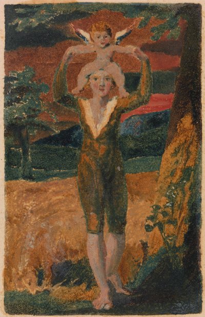 Chants d'Innocence et d'Expérience, Planche 32, Frontispice de l'Expérience (Bentley 28) - William Blake