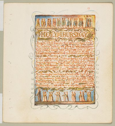 Songs of Innocence: Heiliger Donnerstag - William Blake
