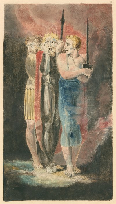 Les Accusateurs de Vol, Adultère, Meurtre (Guerre) - William Blake