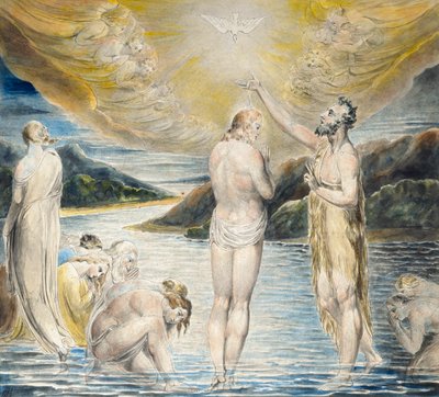 Le Baptême du Christ, vers 1803 - William Blake