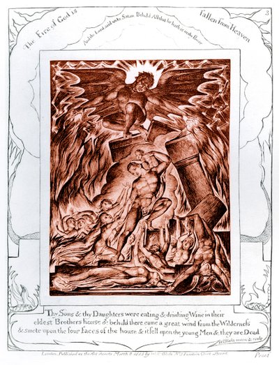 Le Livre de Job, illustrations de William Blake - William Blake