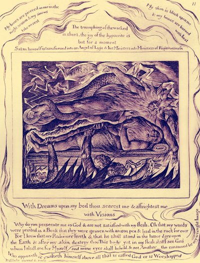 Illustrations du Livre de Job par William Blake - William Blake