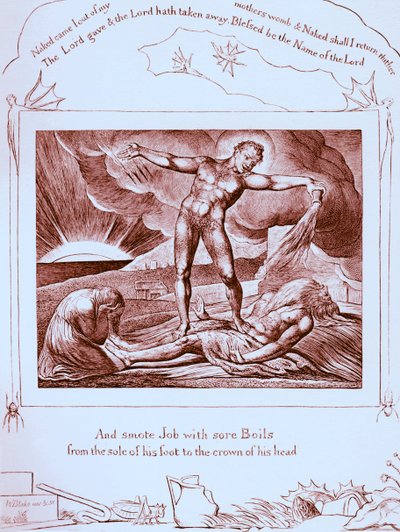 Le Livre de Job, illustrations de William Blake - William Blake