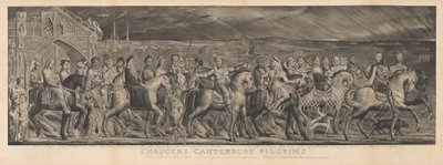Les pèlerins de Canterbury - William Blake