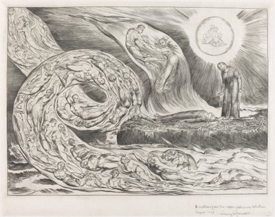 Le Cercle des Luxurieux; Paolo et Francesca - William Blake