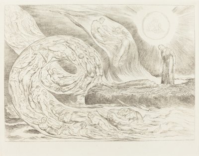 Le Cercle des Luxurieux; Paolo et Francesca - William Blake