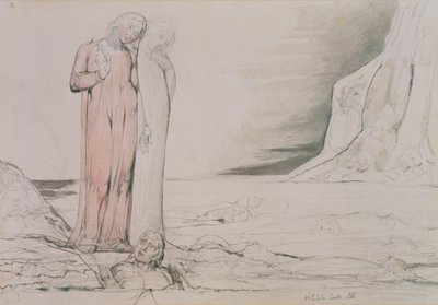 Le cercle des traîtres, illustration du Chant 32 de 