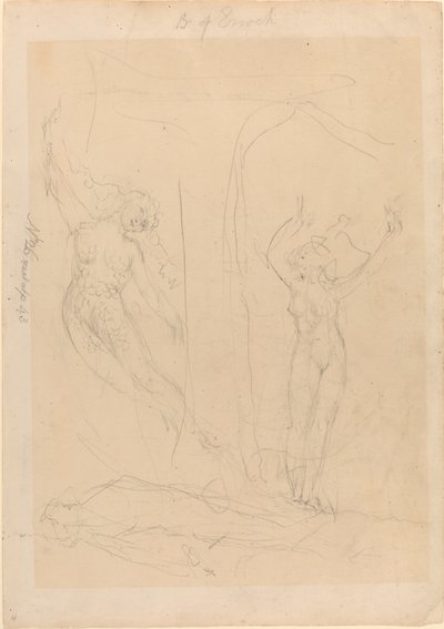 La fille des hommes devient une sirène - William Blake