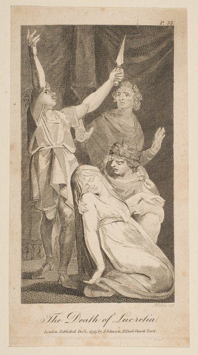 La Mort de Lucrèce, de l