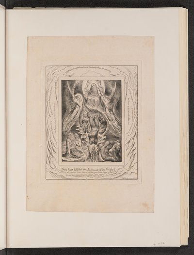 La chute de Satan, 1825 - William Blake