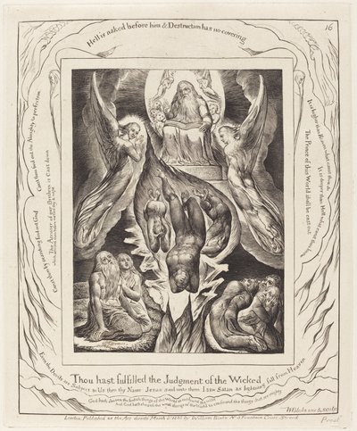 La Chute de Satan, 1825 - William Blake