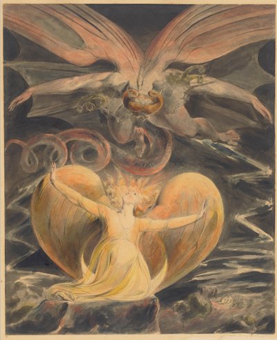 Le grand dragon rouge et la femme vêtue de soleil - William Blake