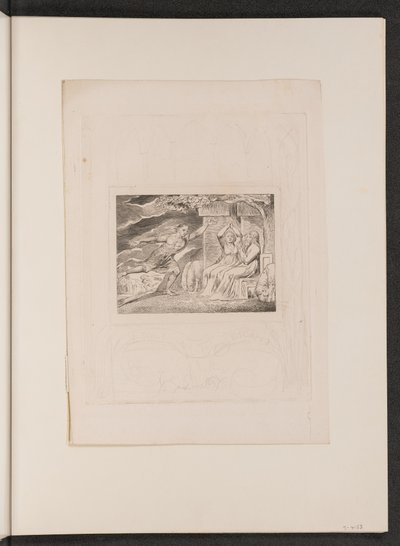 Les messagers annoncent à Job ses malheurs - William Blake