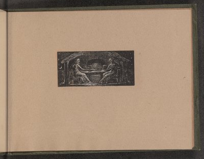 Thenot et Colinet Prennent leur Repas du Soir - William Blake