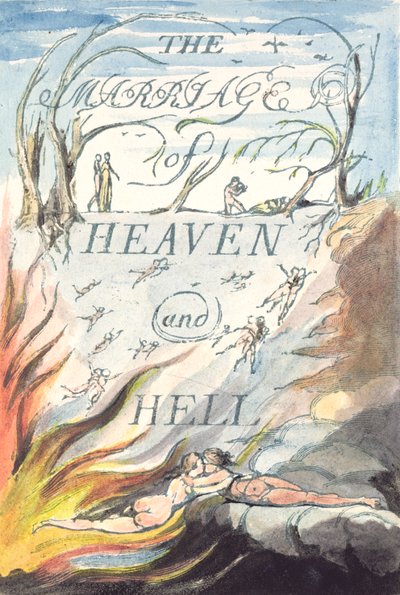 Page de titre, de Le Mariage du Ciel et de l