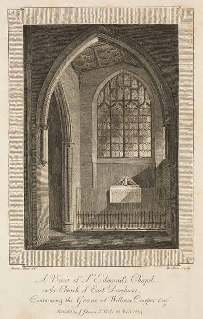 Vue de la chapelle St. Edmund dans l