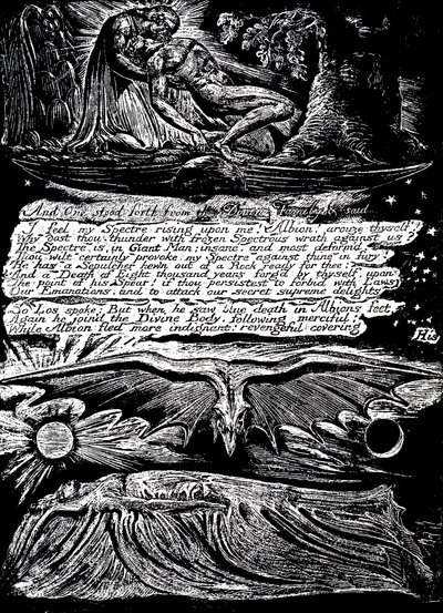 William Blake 1757-1827, mystique, poète, peintre et graveur anglais, 1804-1820 - William Blake