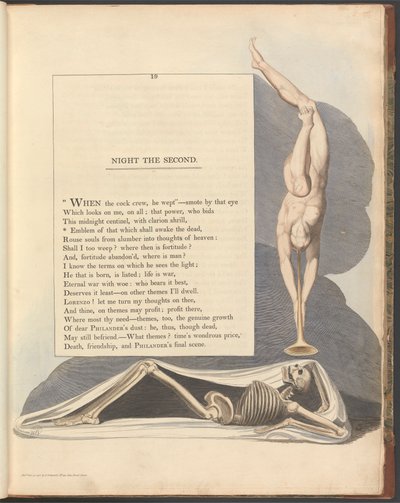 Les Pensées Nocturnes de Young, Page 19, "Emblème de ce qui réveillera les morts" - William Blake